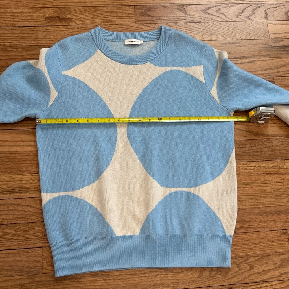 Marimekko Kioski Louhe Kivet Pullover Long Sleeve Sweater Alpaca Cotton Blend - Picture 7 of 10